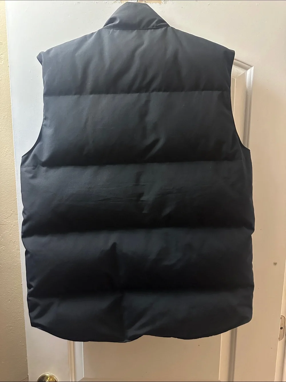 Canada Goose Black Men's Insulated Puffer Vest with Badge